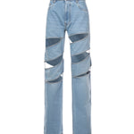 Jeans Spiral in denim COPP169F2054 BLU COPERNI 