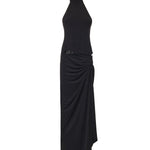 Abito lungo con scollo all'americana COPR238F5022 BLK COPERNI 