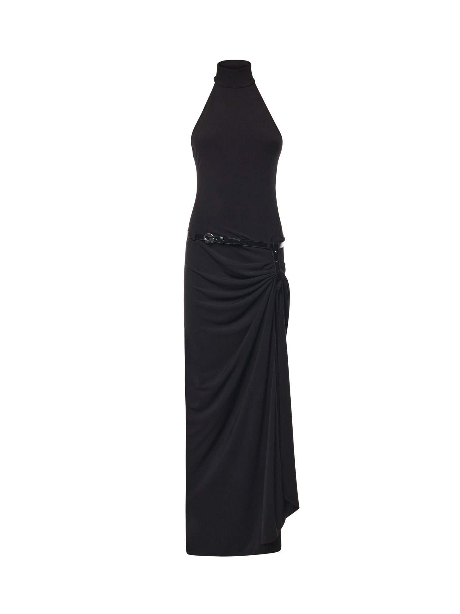 Abito lungo con scollo all'americana COPR238F5022 BLK COPERNI 