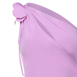 Mini abito asimmetrico con fiori COPR276F5021 PRP COPERNI 
