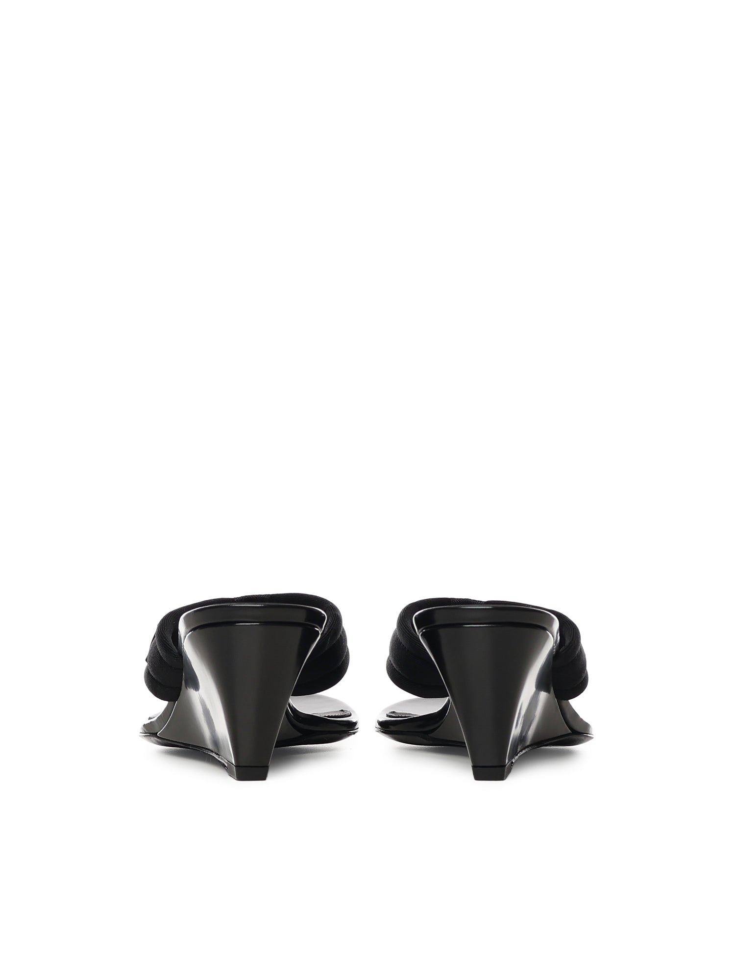 Sandali infradito con zeppa e logo COPSH97F3070 BLK COPERNI 