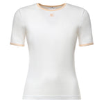 T-shirt Signature Contrast in cotone con logo 125JTS017JS0203 B256 COURREGES 
