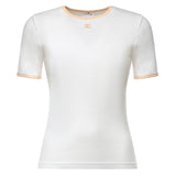 T-shirt Signature Contrast in cotone con logo 125JTS017JS0203 B256 COURREGES 