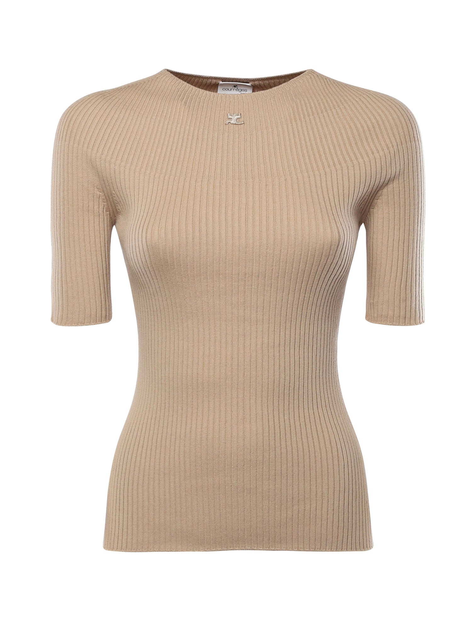 Maglione Solar a costine 125MPU130FI0049 1054 COURREGES 