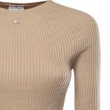 Maglione Solar a costine 125MPU130FI0049 1054 COURREGES 
