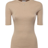 Maglione Solar a costine 125MPU130FI0049 1054 COURREGES 