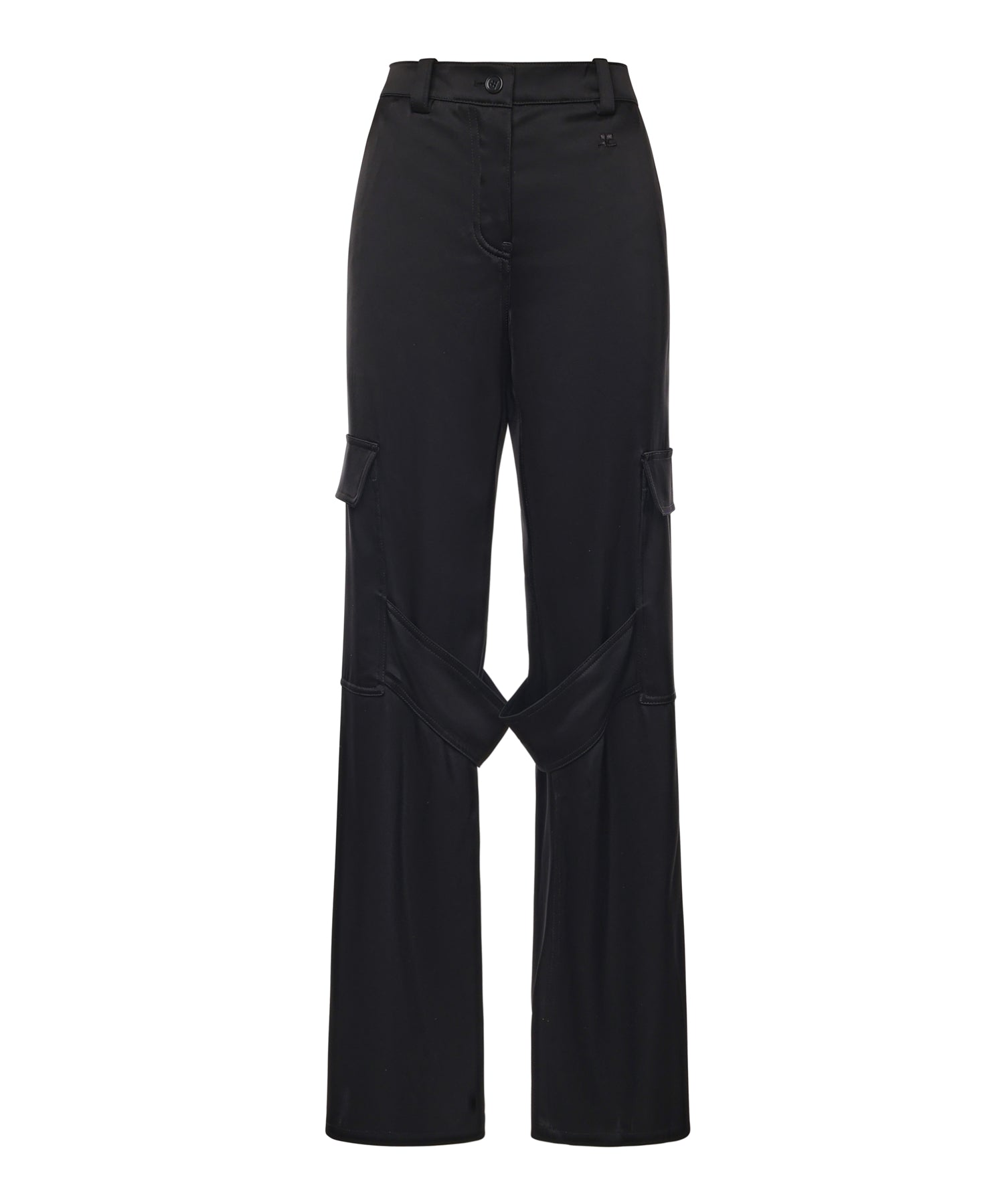 Pantalone Utility Chaps in raso 126CPA558TA0007 9999 COURREGES 
