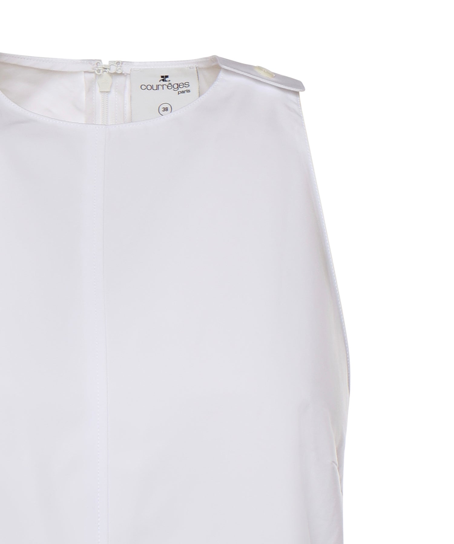 Abito Heritage in cotone 126CR0770CO0172 0010 COURREGES 