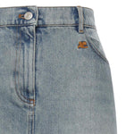 Gonna asimmetrica in denim 126DJU346DE0058 7055 COURREGES 