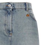 Gonna asimmetrica in denim 126DJU346DE0058 7055 COURREGES 