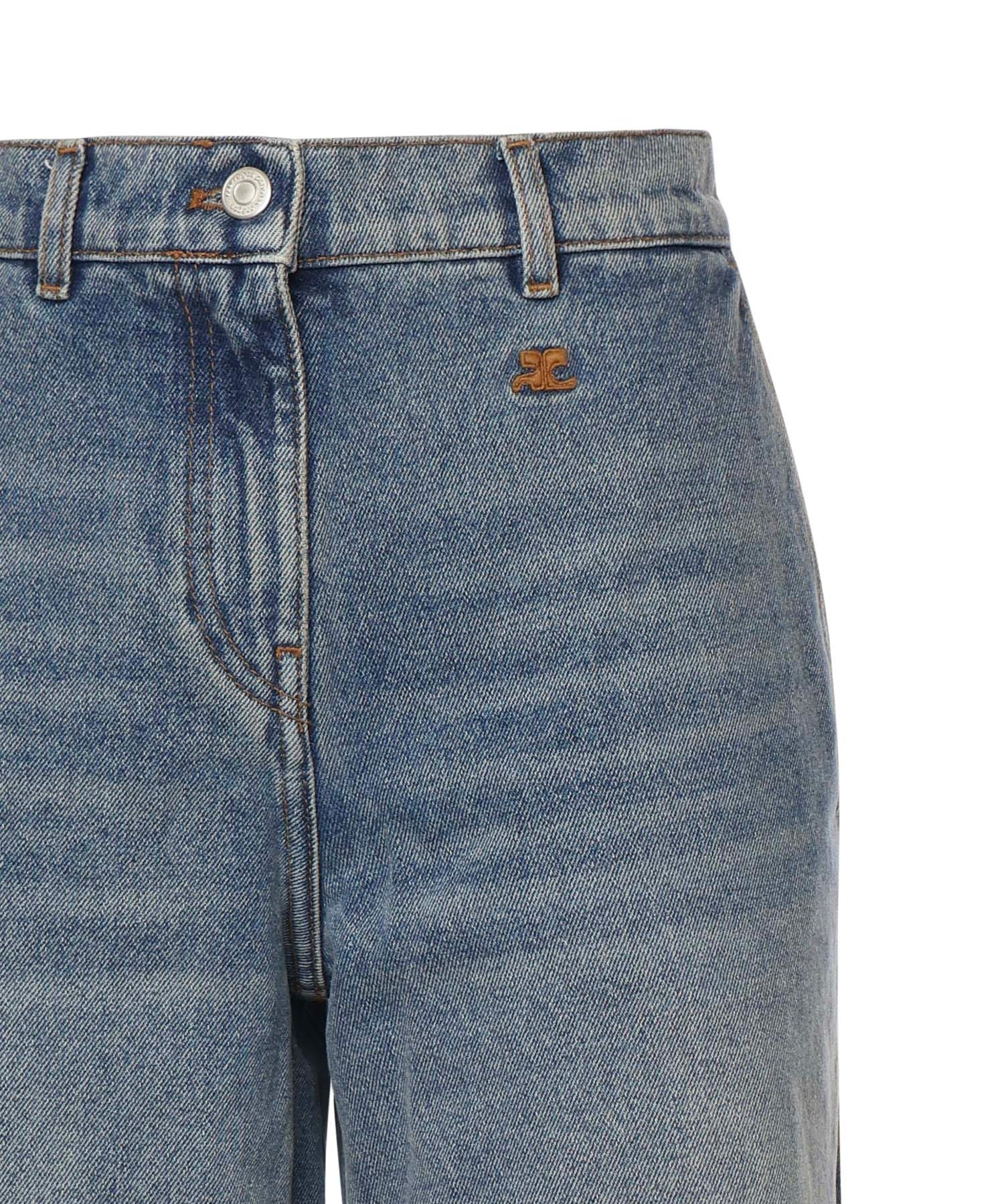 Jeans baggy in denim 126DPA692DE0058 7055 COURREGES 
