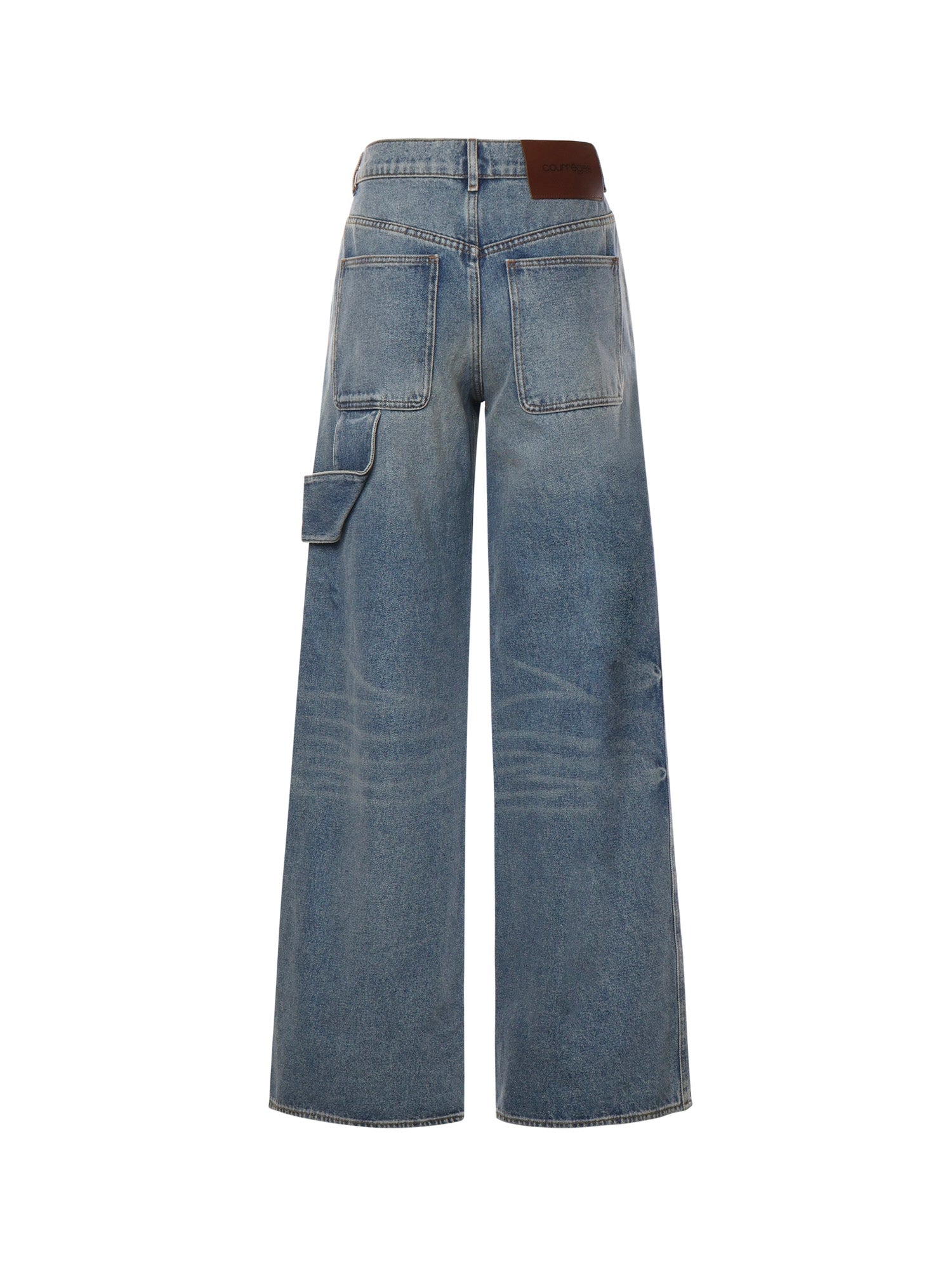 Jeans baggy in denim 126DPA692DE0058 7055 COURREGES 