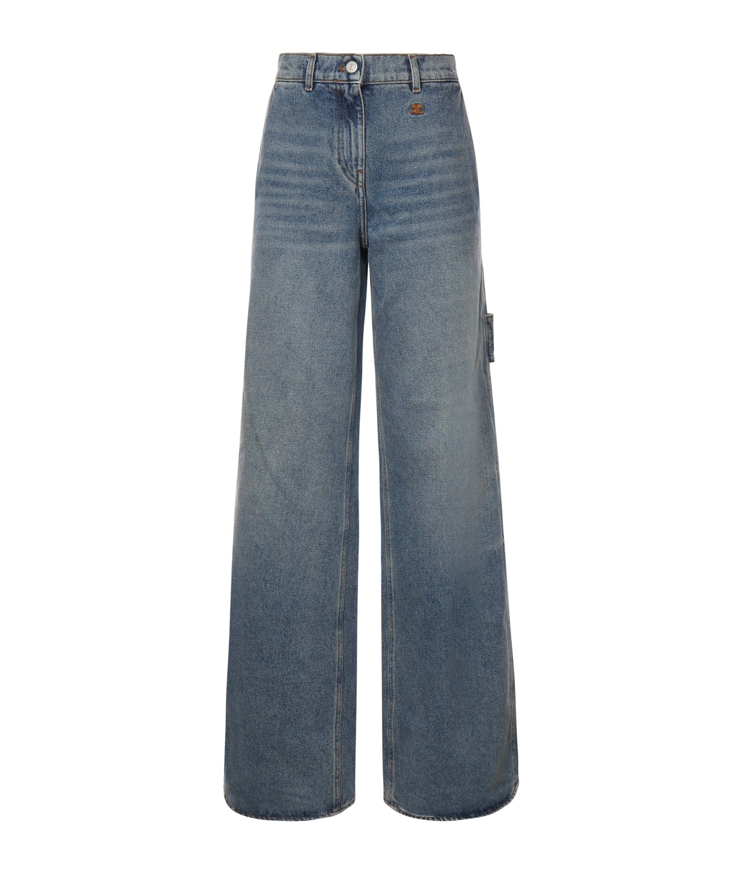 Jeans baggy in denim 126DPA692DE0058 7055 COURREGES 