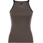 Canotta Contrast in cotone 126JDE149JS0203 B214 COURREGES 
