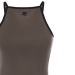 Canotta Contrast in cotone 126JDE149JS0203 B214 COURREGES 