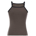 Canotta Contrast in cotone 126JDE149JS0203 B214 COURREGES 
