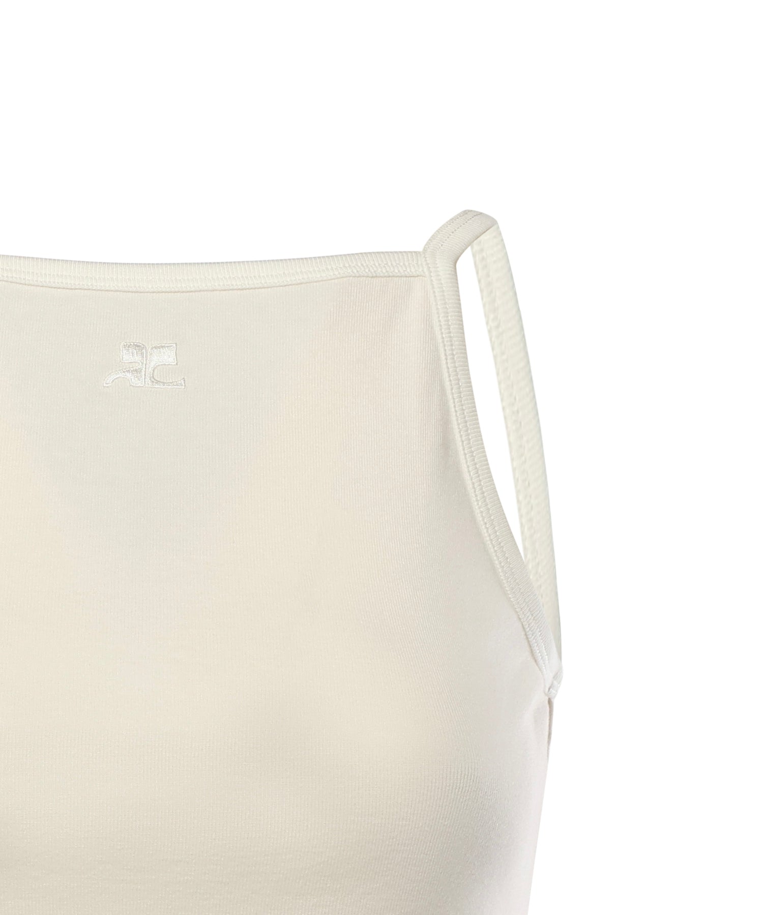 Canotta Contrast in cotone 126JDE149JS0203 B215 COURREGES 