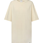 T-shirt in cotone con logo 126JTS237JS0233 0018 COURREGES 
