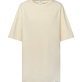 T-shirt in cotone con logo 126JTS237JS0233 0018 COURREGES 