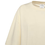 T-shirt in cotone con logo 126JTS237JS0233 0018 COURREGES 
