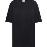 T-shirt in cotone con logo 126JTS237JS0273 9999 COURREGES 