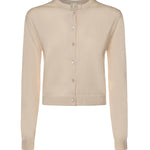 Cardigan in lana merino 126MGI045FI0071 1069 COURREGES 