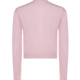 Cardigan in lana merino 126MGI045FI0071 5022 COURREGES 