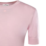 Top in lana con logo 126MT0478FI0071 5022 COURREGES 