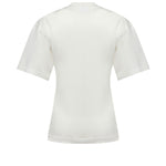 T-shirt con stampa logo in cotone 226JTS168JS0233 0001 COURREGES 