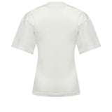 T-shirt con stampa logo in cotone 226JTS168JS0233 0001 COURREGES 