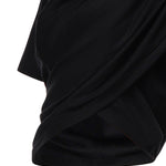 T-shirt cropped asimmetrica in jersey cotone 226JTS241JS0290 9999 COURREGES 