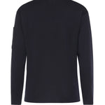 Maglione in cotone con logo 20CMKN097A11 0560A888 C.P. COMPANY 