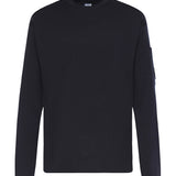 Maglione in cotone con logo 20CMKN097A11 0560A888 C.P. COMPANY 