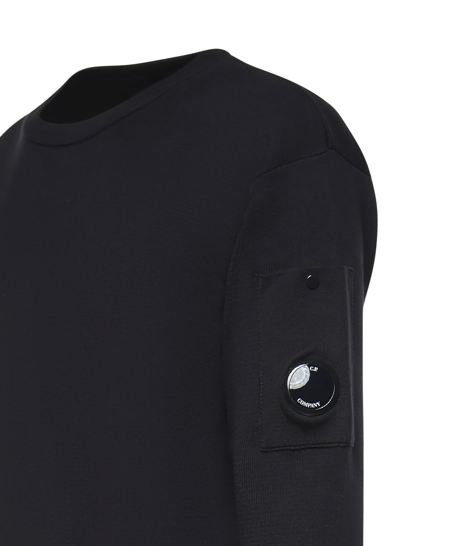 Maglione in cotone con logo 20CMKN097A11 0560A999 C.P. COMPANY 