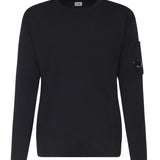 Maglione in cotone con logo 20CMKN097A11 0560A999 C.P. COMPANY 