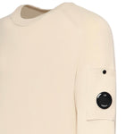 Maglione in cotone crepe con logo 20CMKN105A 006323O114 C.P. COMPANY 