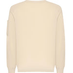 Maglione in cotone crepe con logo 20CMKN105A 006323O114 C.P. COMPANY 