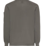 Maglione in cotone crepe con logo<BR/> 20CMKN105A 006323O921 C.P. COMPANY 