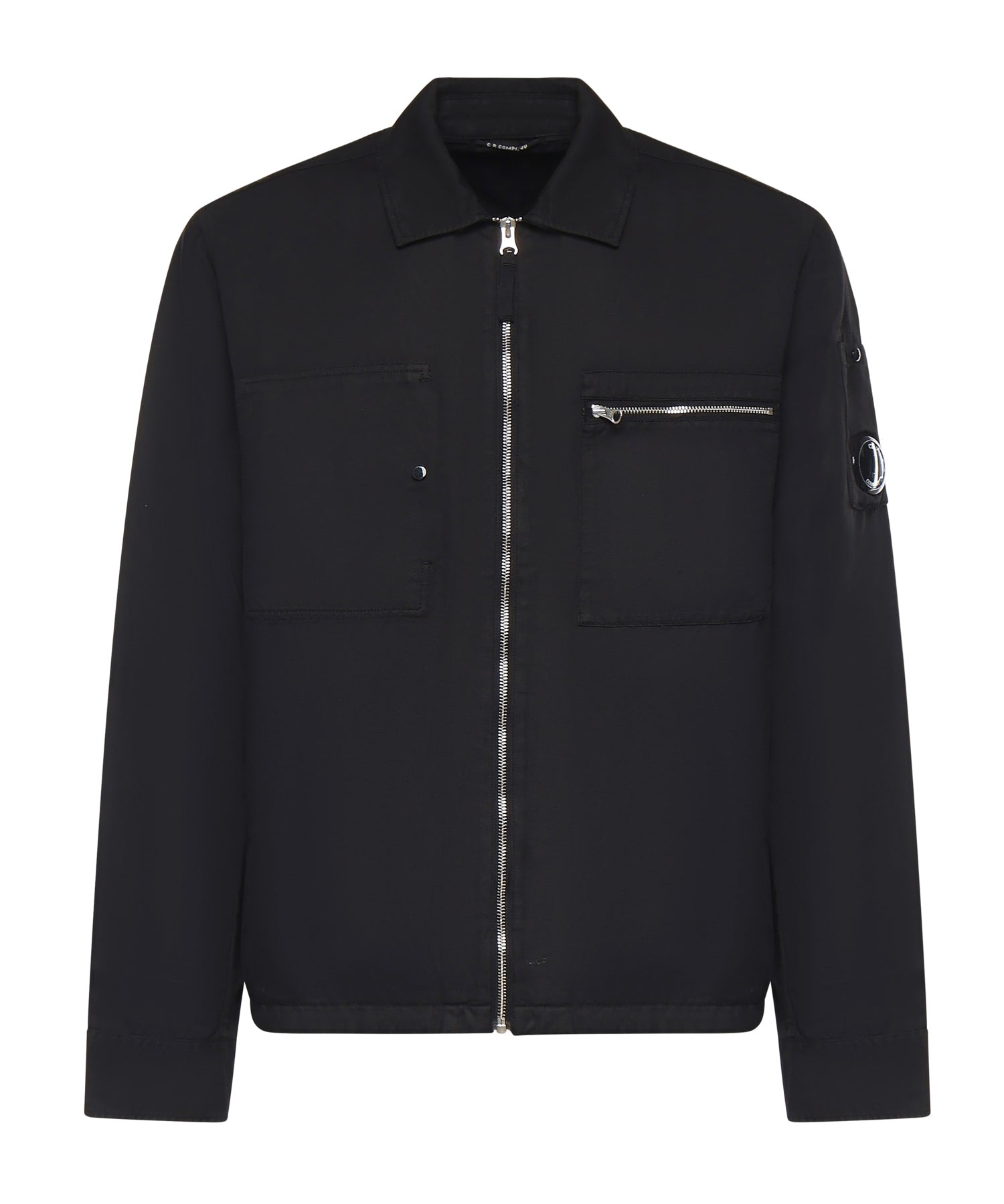 Overshirt in cotone e lino 20CMOS226A 110626G999 C.P. COMPANY 