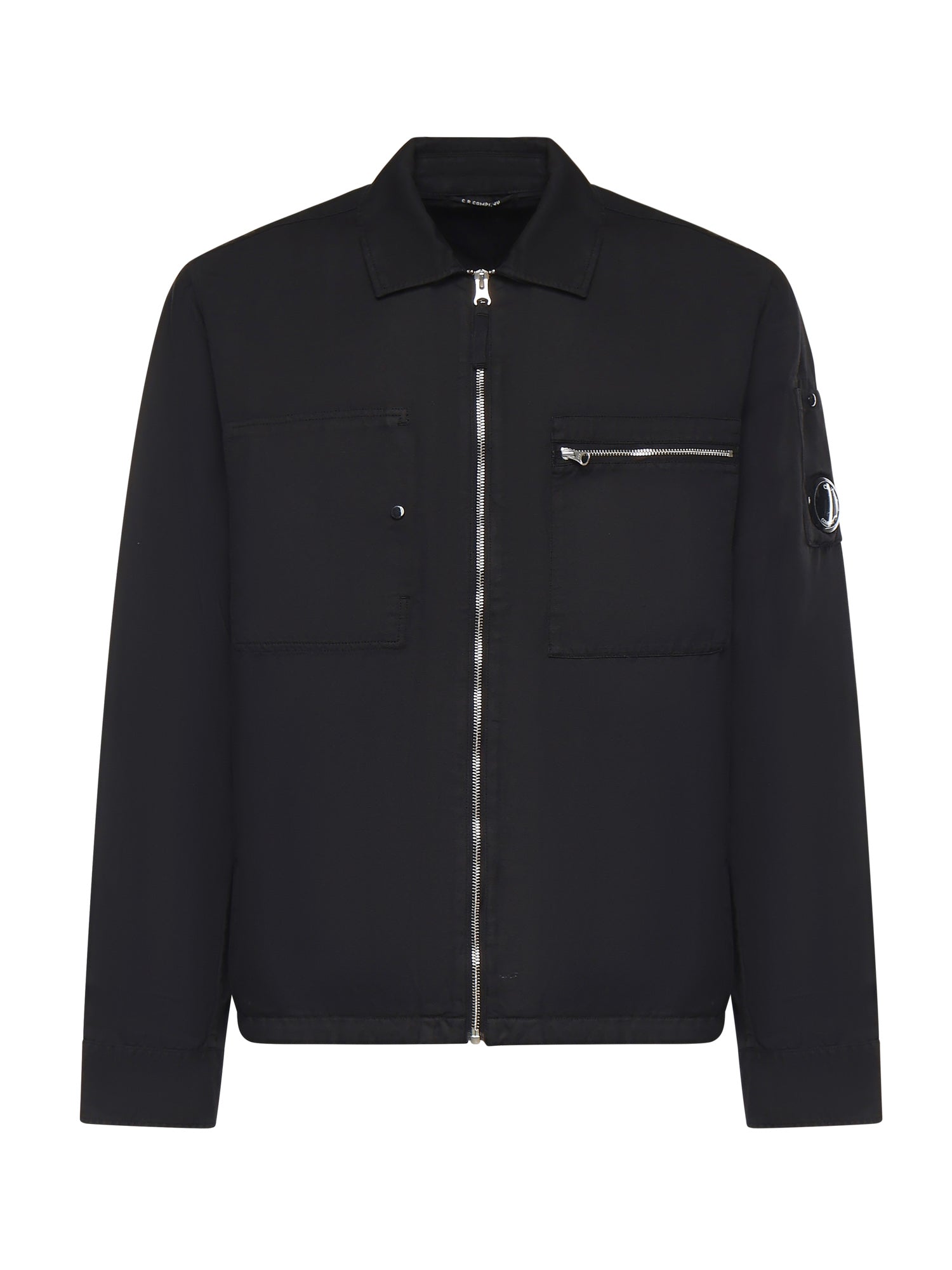Overshirt in cotone e lino 20CMOS226A 110626G999 C.P. COMPANY 