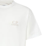 T-shirt in jersey di cotone con logo 20CMTS086A 005100W103 C.P. COMPANY 