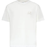 T-shirt in jersey di cotone con logo 20CMTS086A 005100W103 C.P. COMPANY 