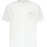 T-shirt in jersey di cotone con logo 20CMTS086A 005100W103 C.P. COMPANY 