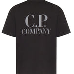 T-shirt in jersey di cotone con logo 20CMTS086A 005100W999 C.P. COMPANY 