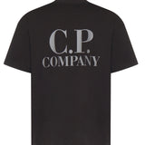 T-shirt in jersey di cotone con logo 20CMTS086A 005100W999 C.P. COMPANY 