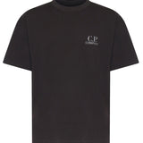 T-shirt in jersey di cotone con logo 20CMTS086A 005100W999 C.P. COMPANY 