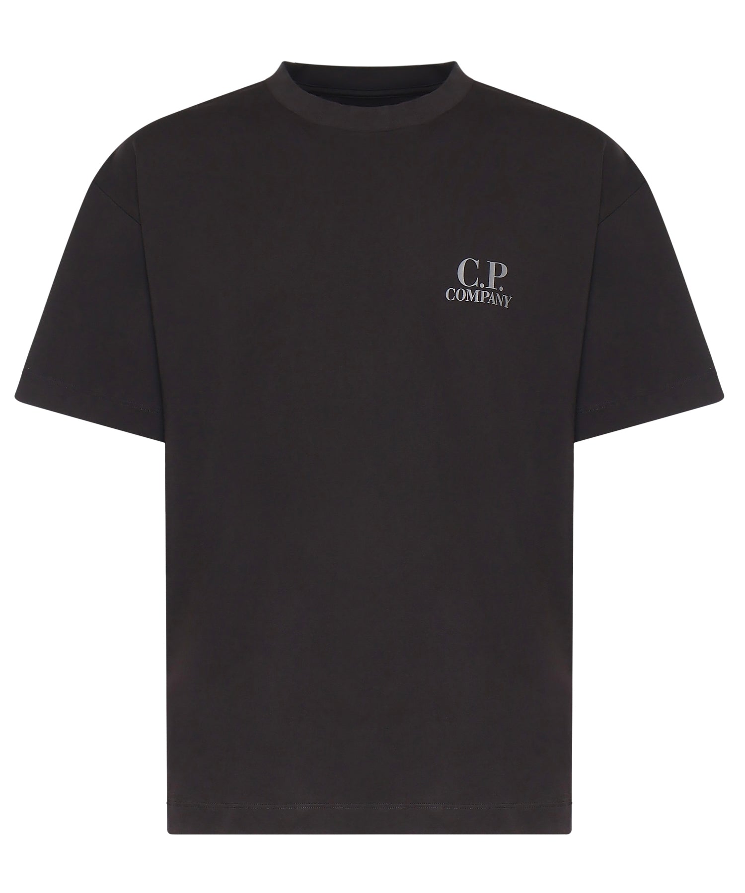 T-shirt in jersey di cotone con logo 20CMTS086A 005100W999 C.P. COMPANY 