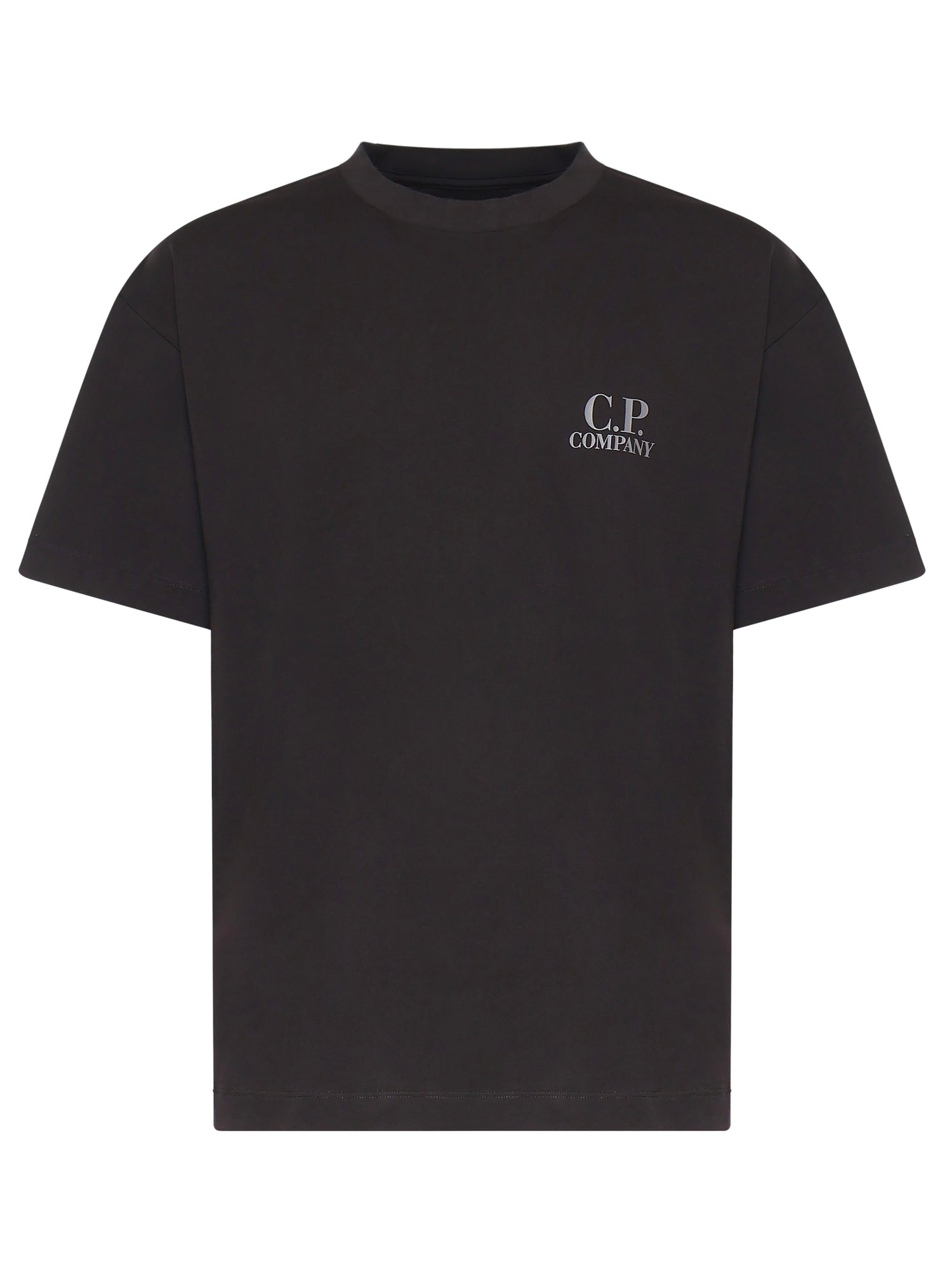 T-shirt in jersey di cotone con logo 20CMTS086A 005100W999 C.P. COMPANY 