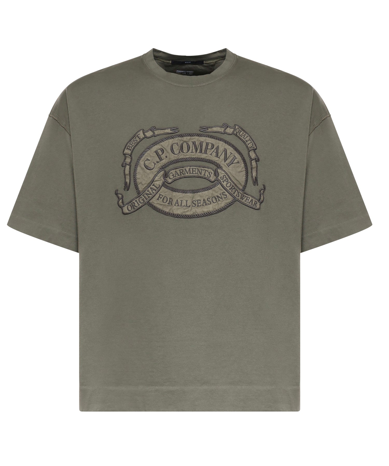 T-shirt in jersey di cotone con logo<BR/> 20CMTS220A 005697O921 C.P. COMPANY 
