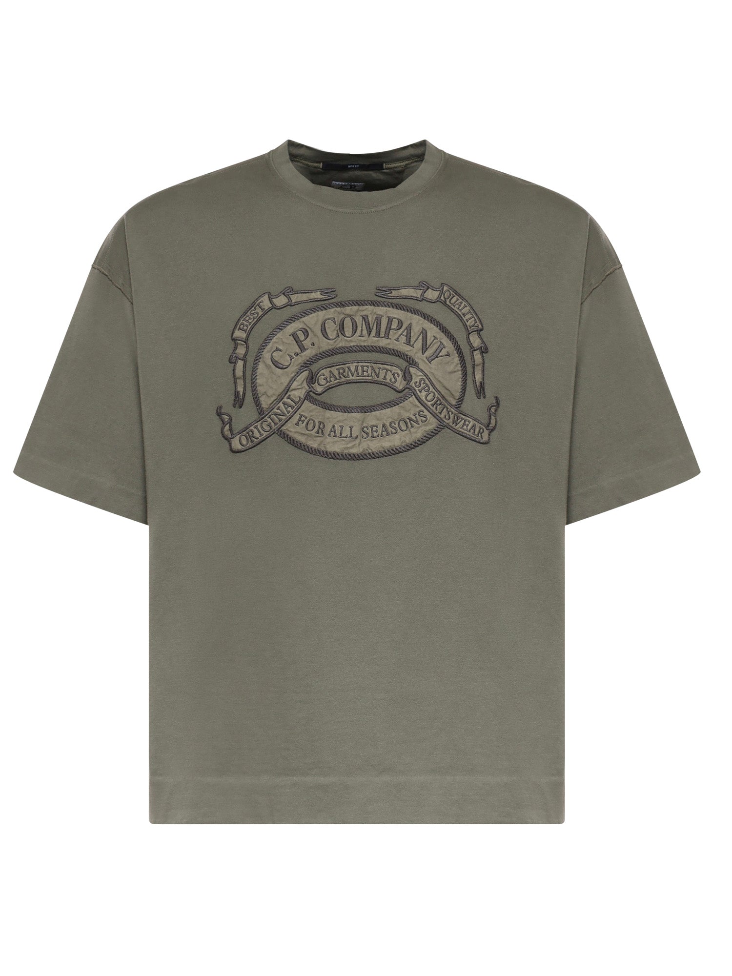 T-shirt in jersey di cotone con logo<BR/> 20CMTS220A 005697O921 C.P. COMPANY 